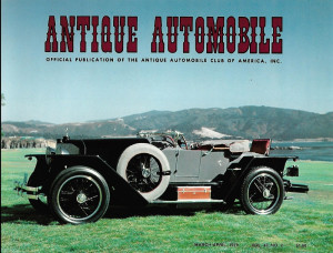 ANTIQUE AUTOMOBILE 1979 MAR - '23 28/95 MERCEDES, VAUXHALL MODEL D, WHITE STAR